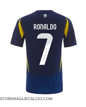 Al-Nassr Cristiano Ronaldo #7 Maglia Gara Trasferta Repliche 2024-25 Maniche Corte